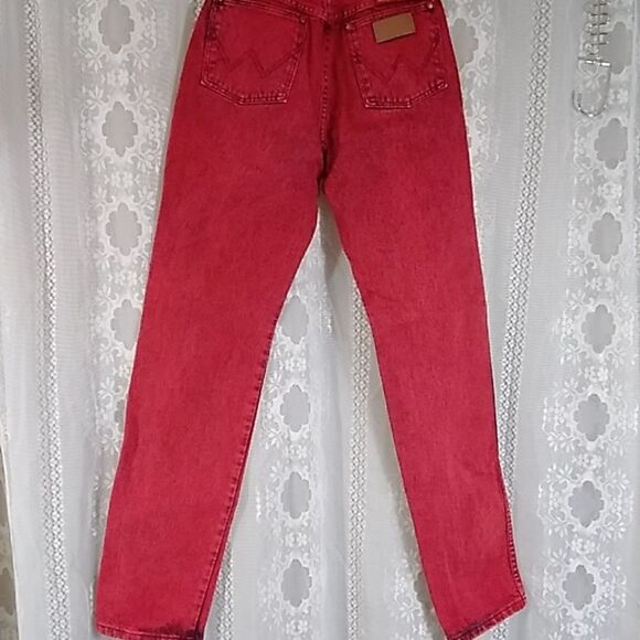 VTG Rate Wrangler 14MWZRE Made In USA 100% Cotton W's Jeans High Waist 7 X 34 - Picture 10 of 16